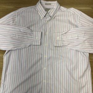 LL Bean Dress Shirt Wrinkle And Stain Resistant